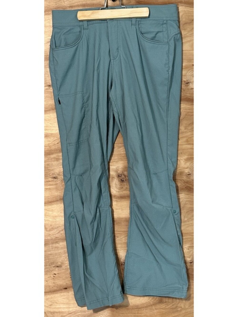 Prana women 10 X 29” L Halle Bootcut Pants Roll Up Snap Hiking Outdoor